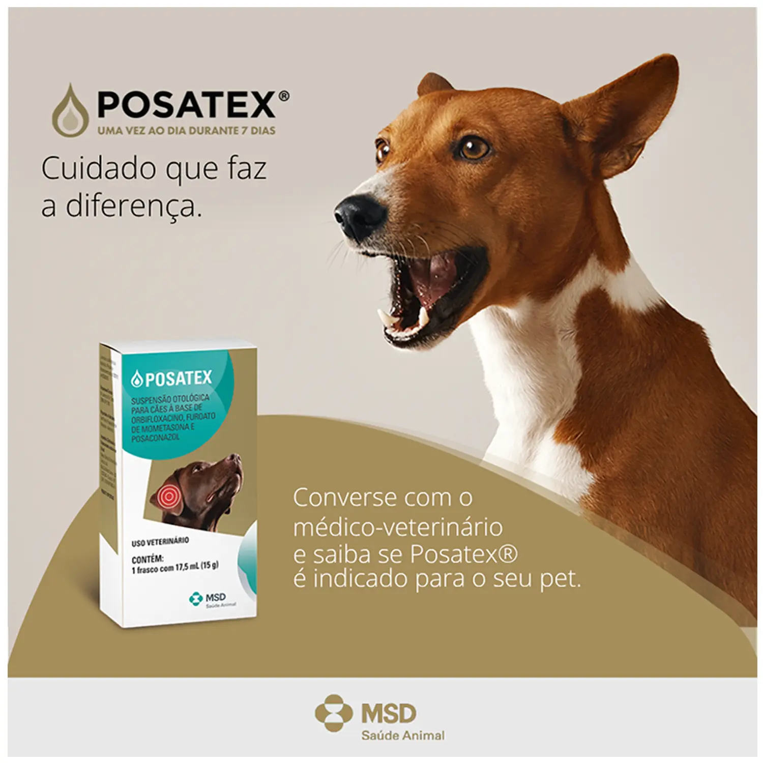Posatex Suspensão Otológica para Cães